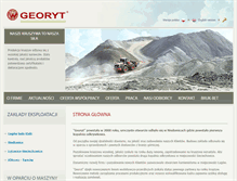 Tablet Screenshot of georyt.pl